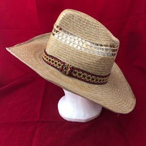 Rio Grande Chihuahua Mexico Straw Woven Cowboy Hat